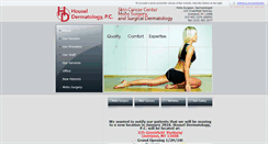 Desktop Screenshot of houseldermatology.com